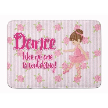 Carolines Treasures Ballet Dance Brunette Machine Washable Memory Foam Mat BB5390RUG